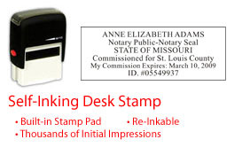MO-NOTARY-SELF-INKER - Missouri Notary Self Inking Stamp