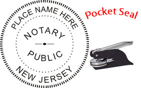 New Jersey Notary Pocket Seal