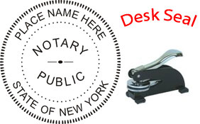 New York Notary Desk Seal