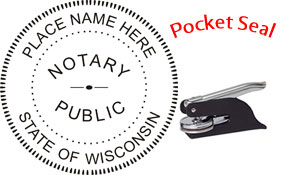 Wisconsin Notary Pocket Seal