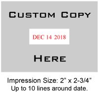 COSCO-2860D - Cosco 2860 Date Stamp