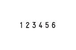 H6446 - Shiny H-6446
Self-Inking 6 Band Numberer